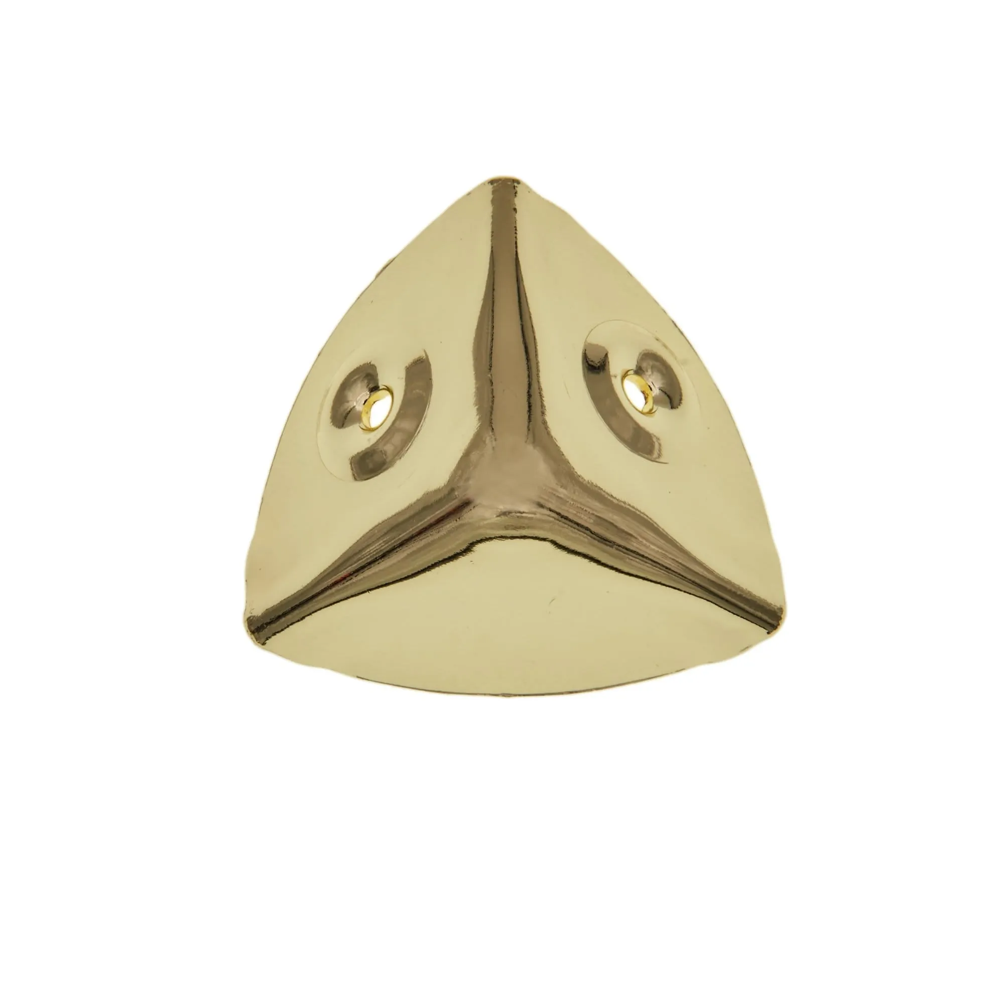 1 1/8" Shiny Brass, Trunk Corner, Steel, #L-1290-BP