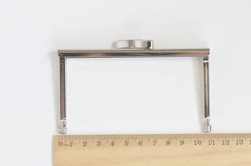 11cm ( 4 ") Purse Frame Silver Clasp Frame 11cmx6cm