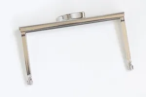 11cm ( 4 ") Purse Frame Silver Clasp Frame 11cmx6cm
