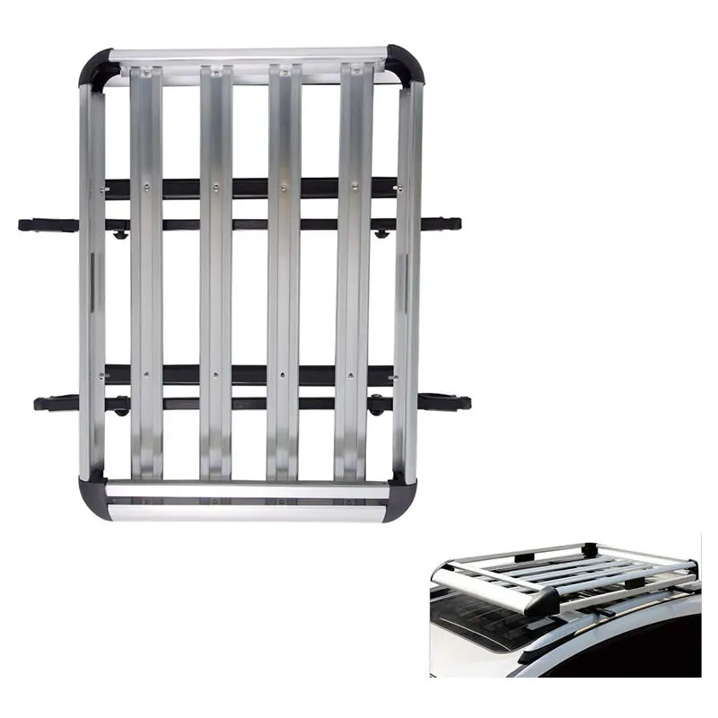 127 X 90Cm Lightweight Universal Suv Luggage Holder Roof Rack Jg127