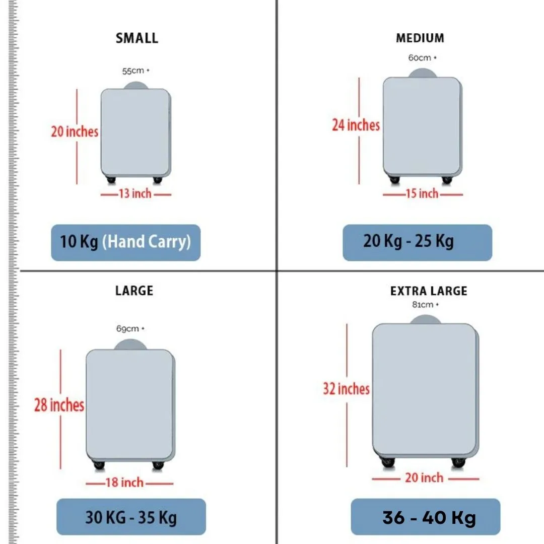 24 Inch Corner Guard ABS Lightweight Luggage Bag with Spinner Wheels