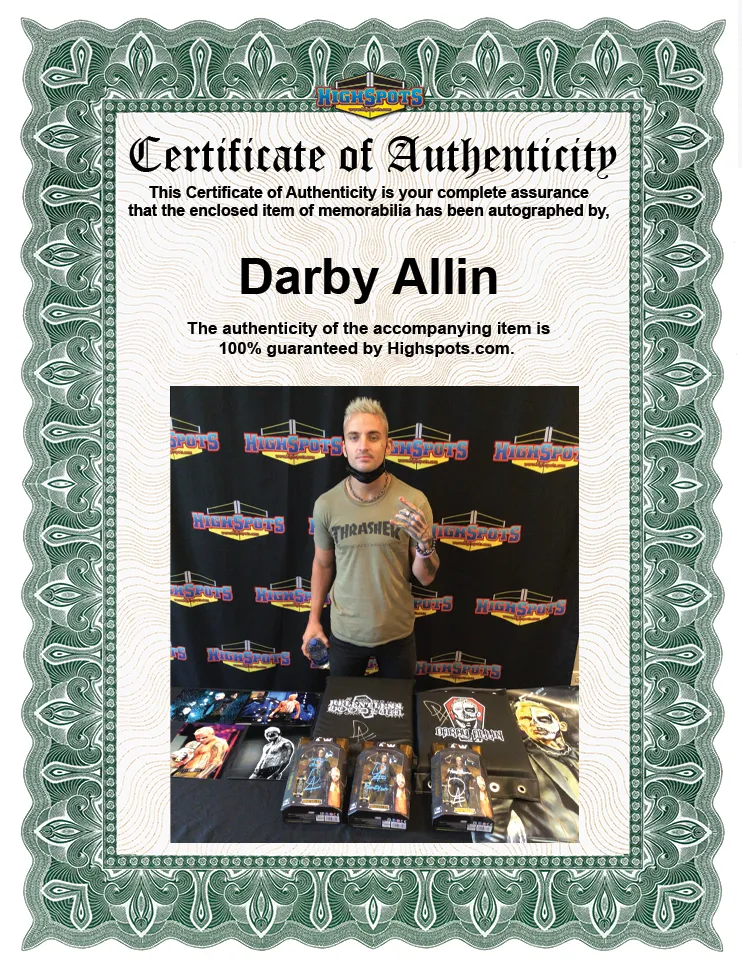 AEW : Unrivaled Series 3 : Darby Allin Figure * Hand Signed *