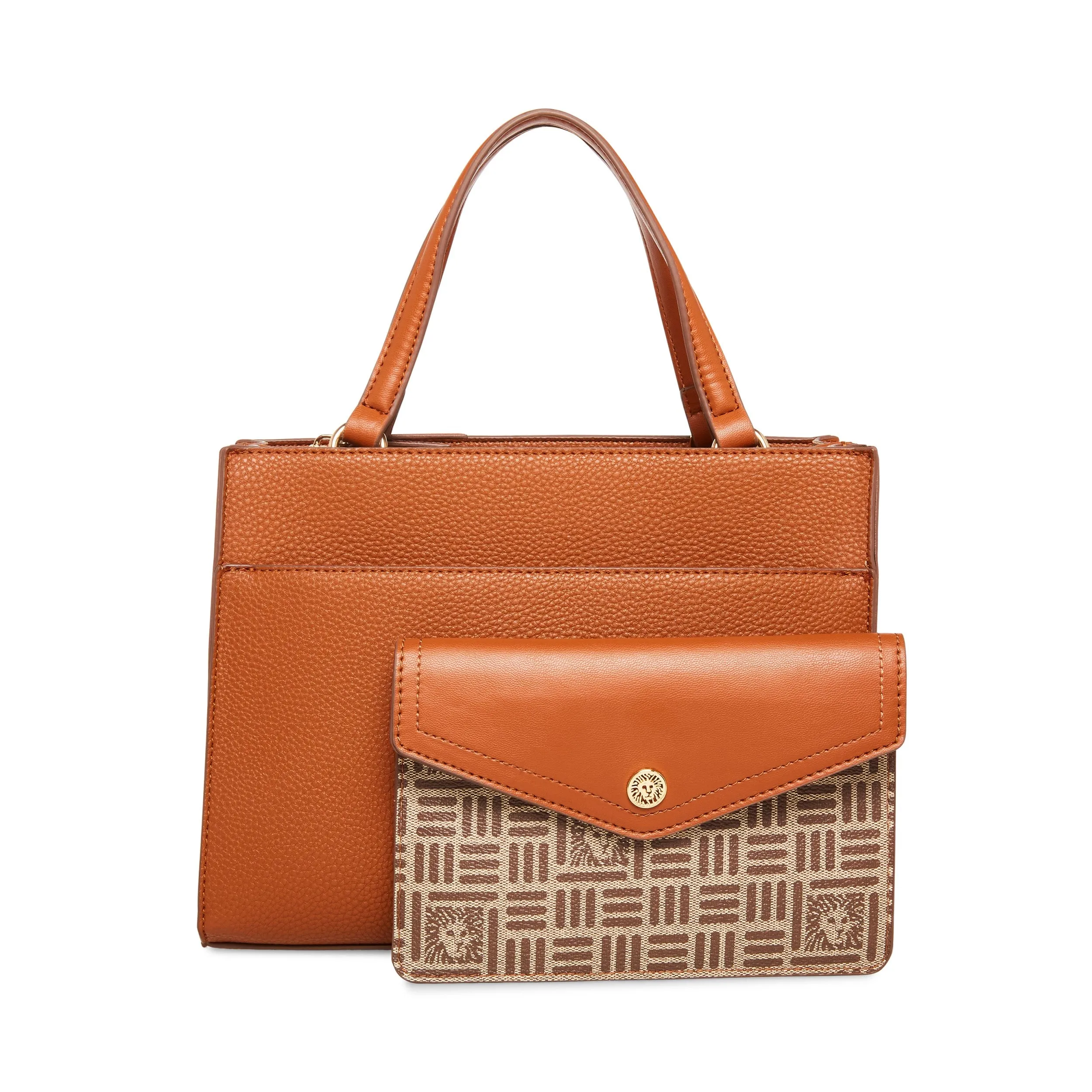 Anne Klein 2-in-1Square Satchel Handbag