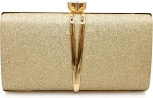 Aovtero Evening Bag Clutch Purses Women Wedding Party Bridal Handbag with Chain