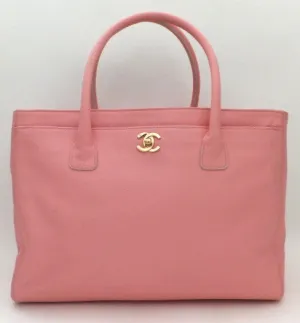 Authentic Chanel Cerf Executive Pink Caviar Tote