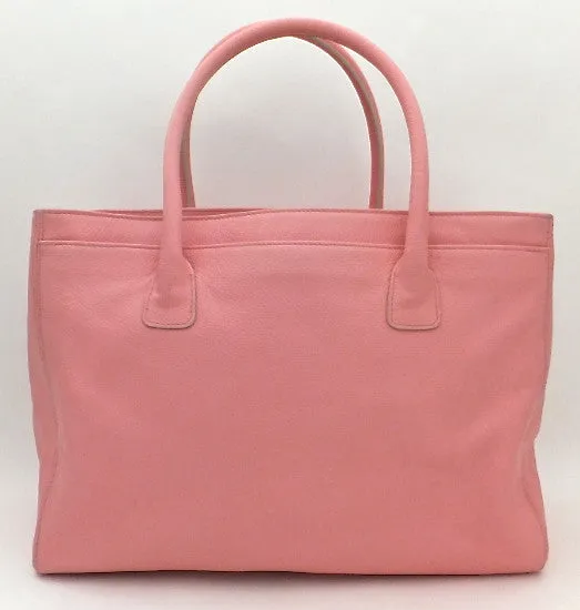 Authentic Chanel Cerf Executive Pink Caviar Tote
