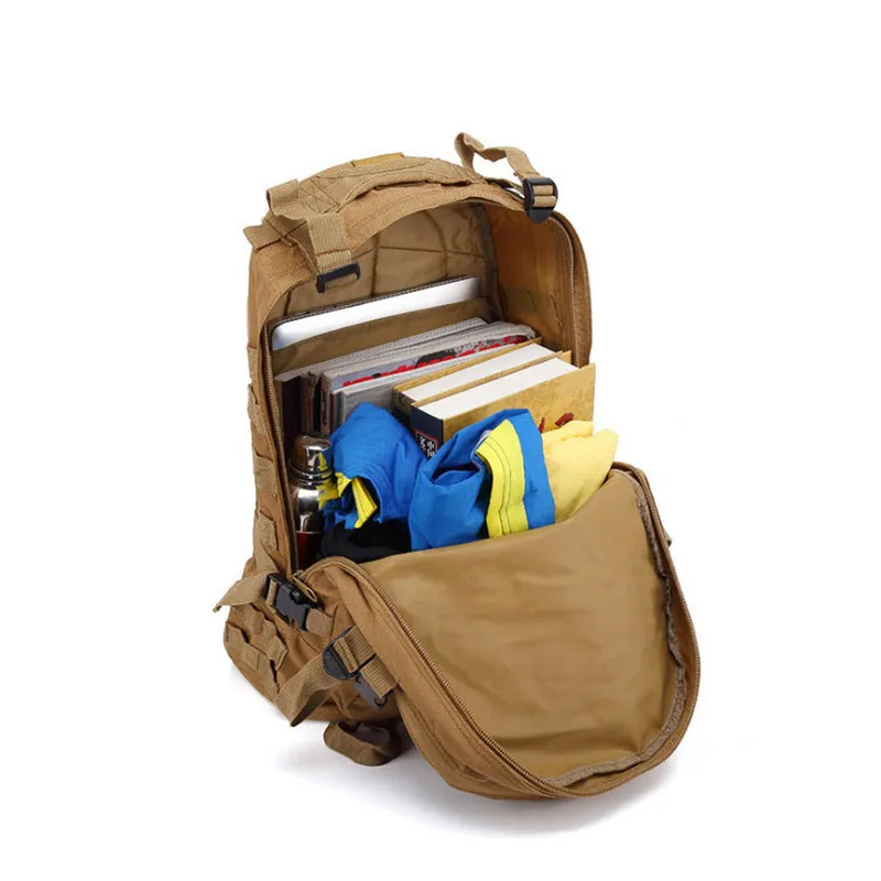 Backpack Army Fan Mountaineering Hiking Bag Shoulder Length 3d Attack   Tactics