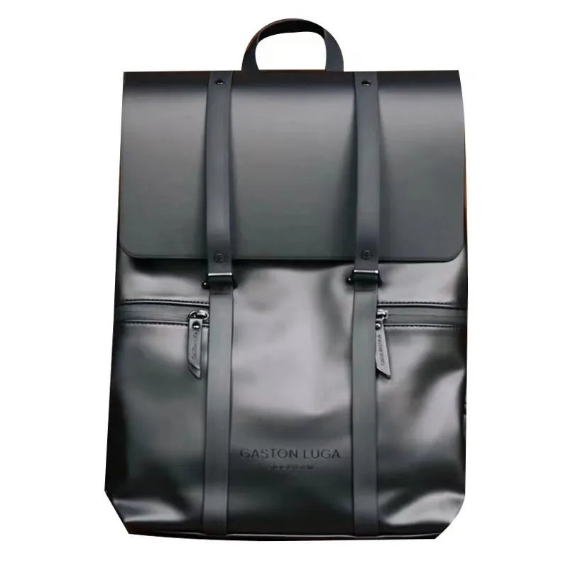 Backpack Leather Men's Fashion Brand College Students Bag Computer Travel  Women