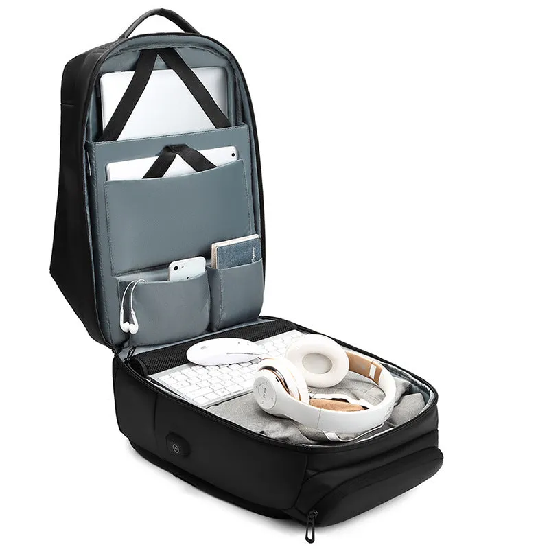 Backpack Men Large Capacity travel  PVC Waterproof Rucksack shoulder bag