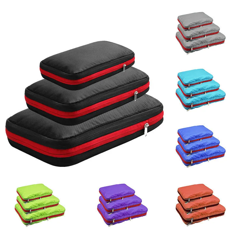 Backpack Zipper Travel Bag Waterproof Storage Bag Set Waterproof Clothing Wash Bag