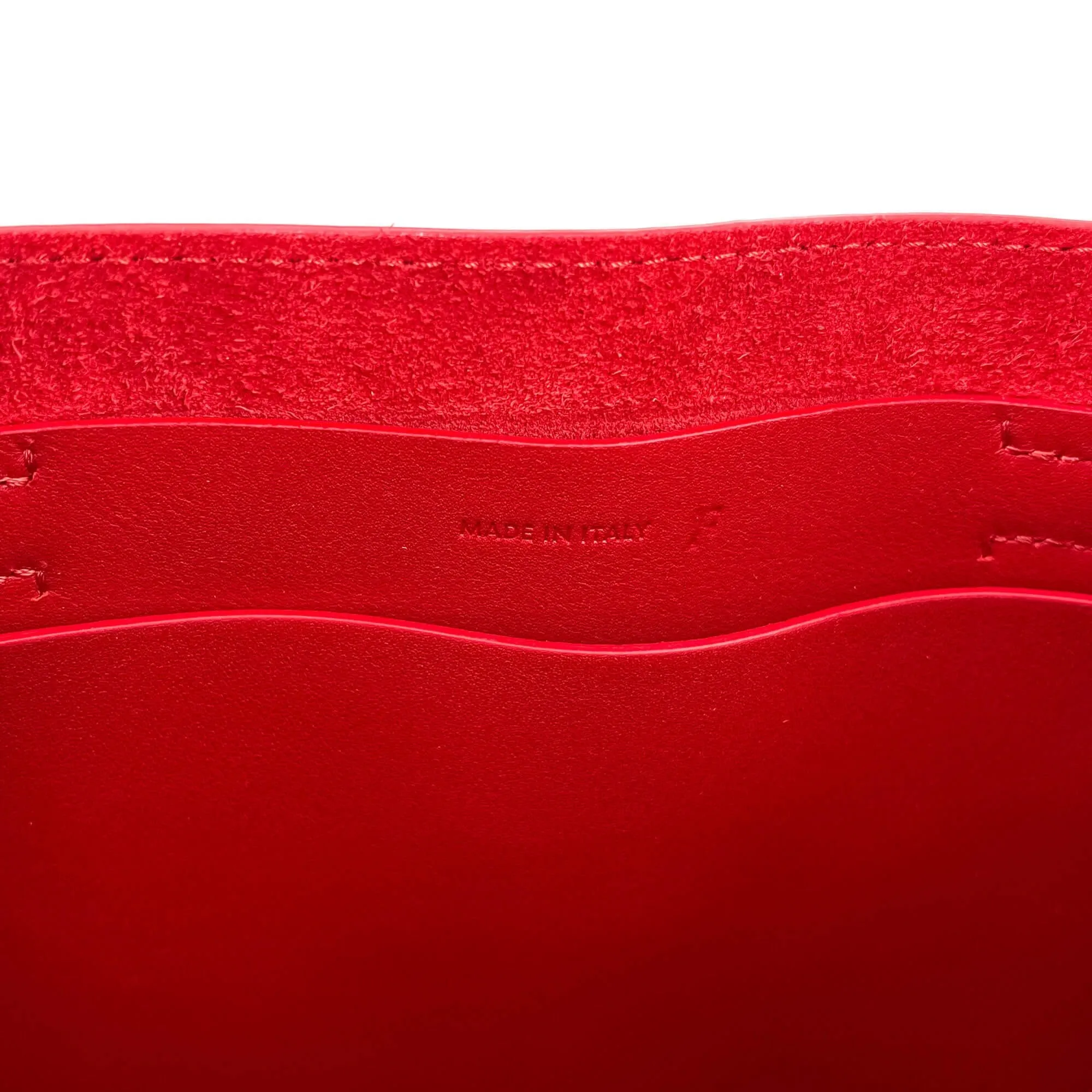 Big Bag Bucket Leather Red Bag