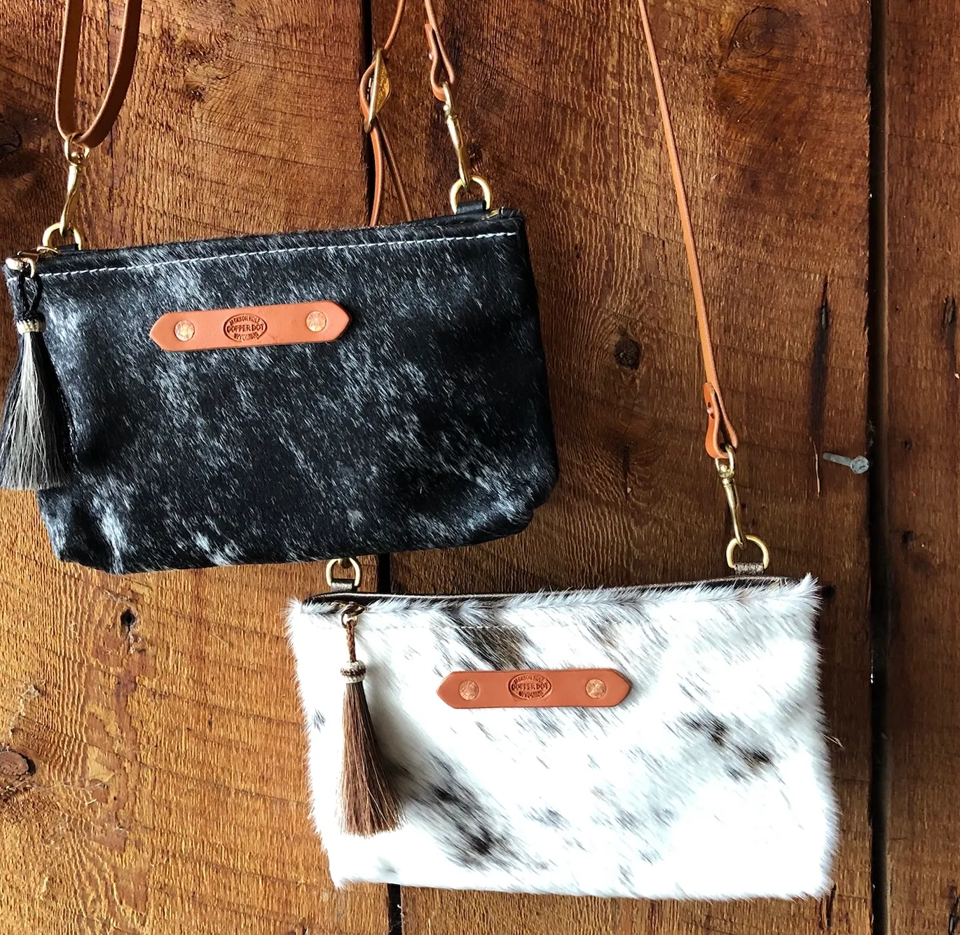 Black Chap Zippy Clutch