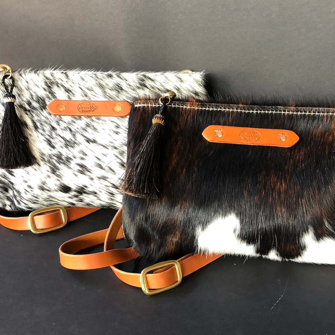 Black Chap Zippy Clutch