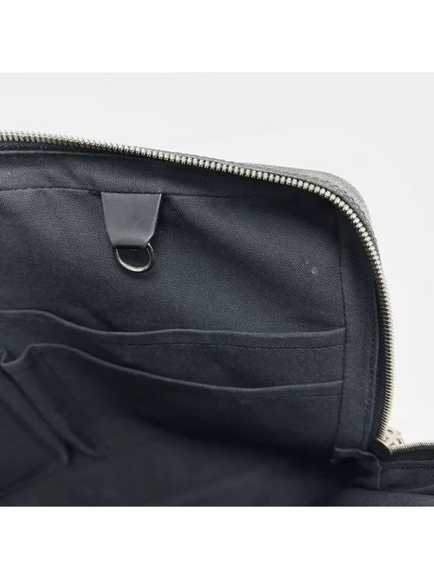 Black Damier Porte Documeng Voyage PM Men s Briefcase 4ALVB3234