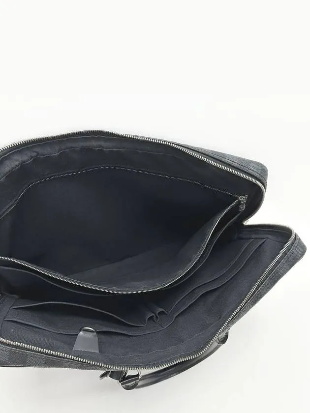 Black Damier Porte Documeng Voyage PM Men s Briefcase 4ALVB3234