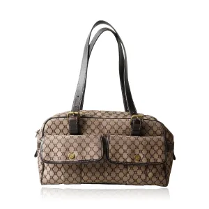 CELINE VINTAGE MACADAM SHOULDER BAG