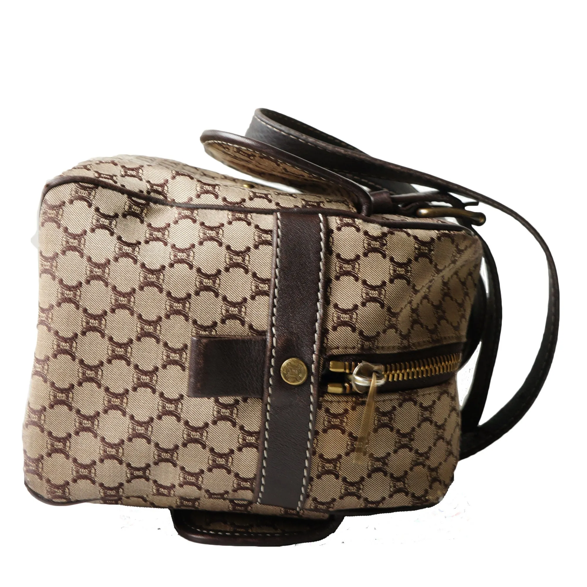 CELINE VINTAGE MACADAM SHOULDER BAG