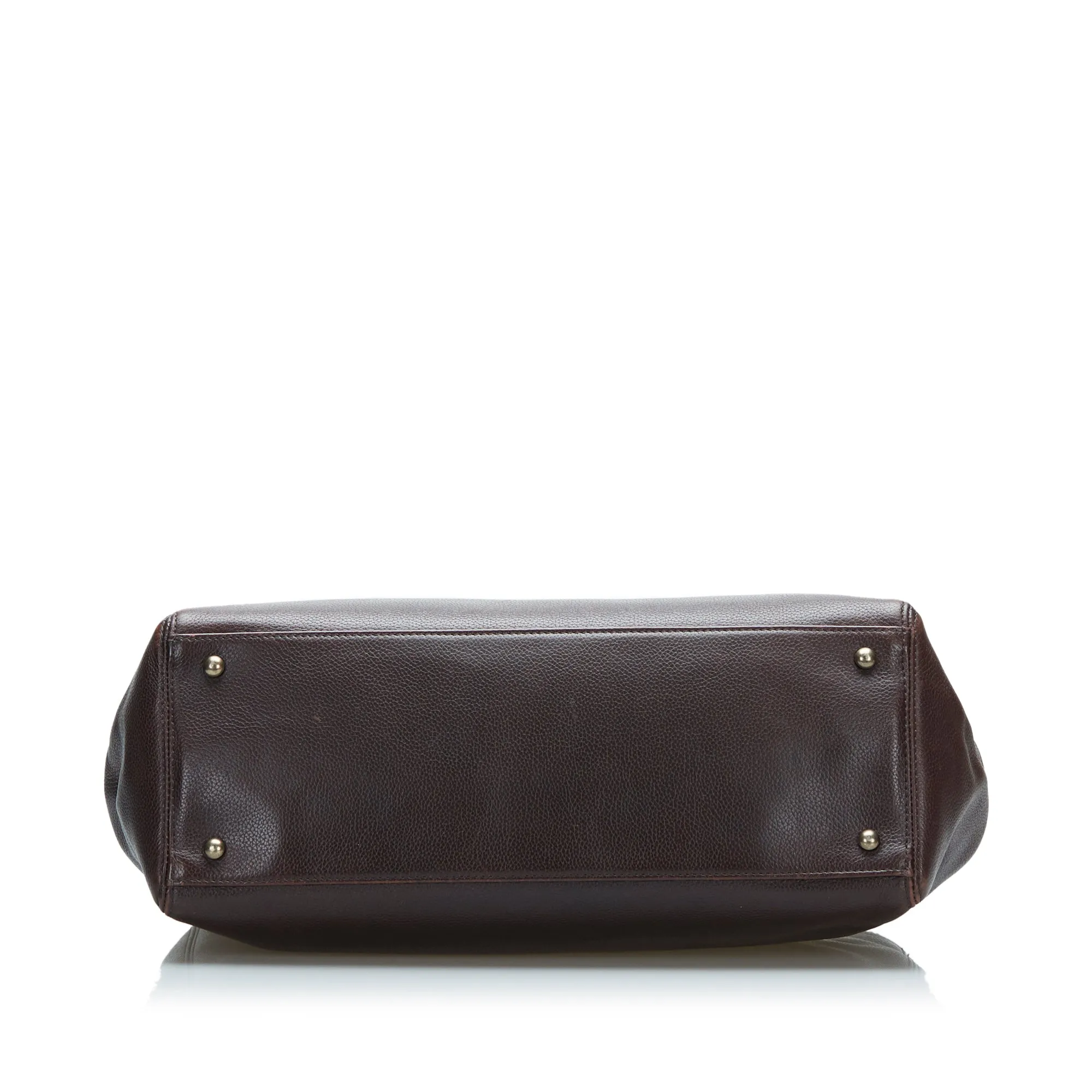 Chanel Executive Cerf Caviar Leather Tote Bag