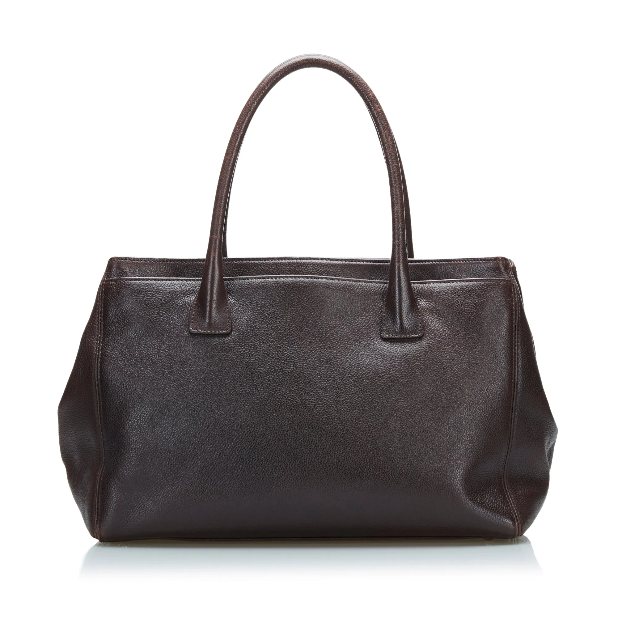 Chanel Executive Cerf Caviar Leather Tote Bag