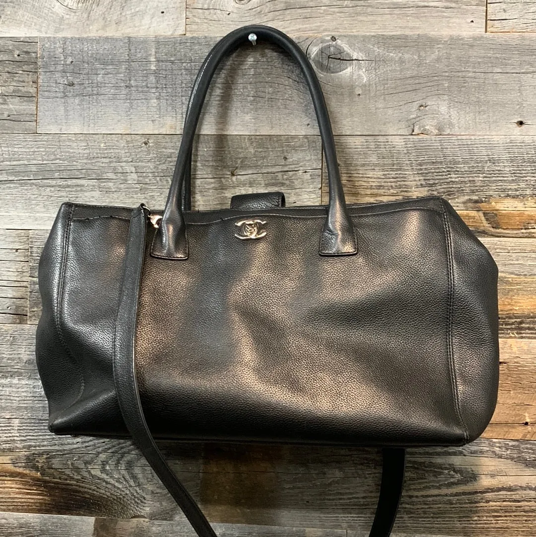 Chanel Executive Cerf Leather Tote
