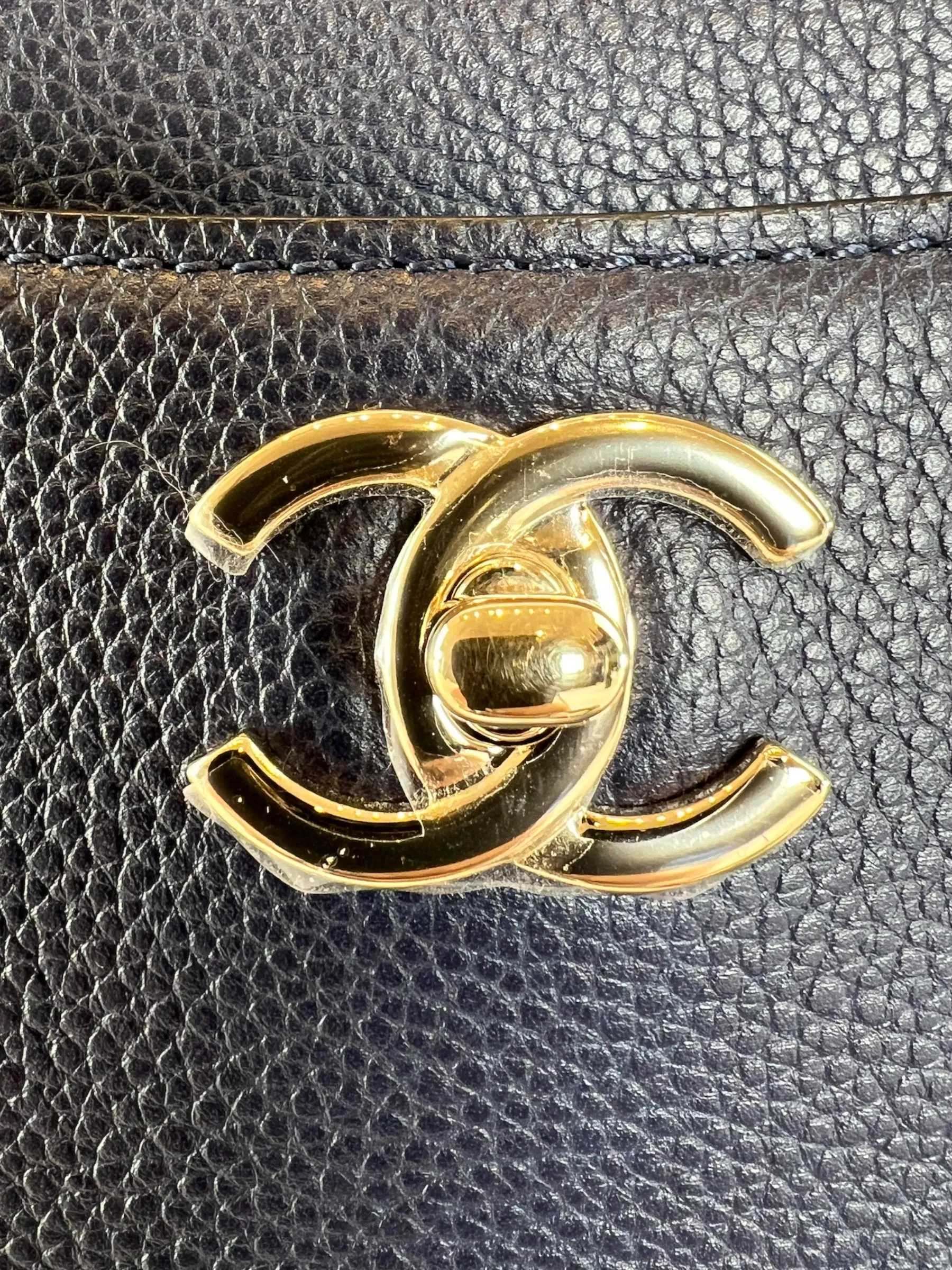 Chanel Navy Neo Executive Tote