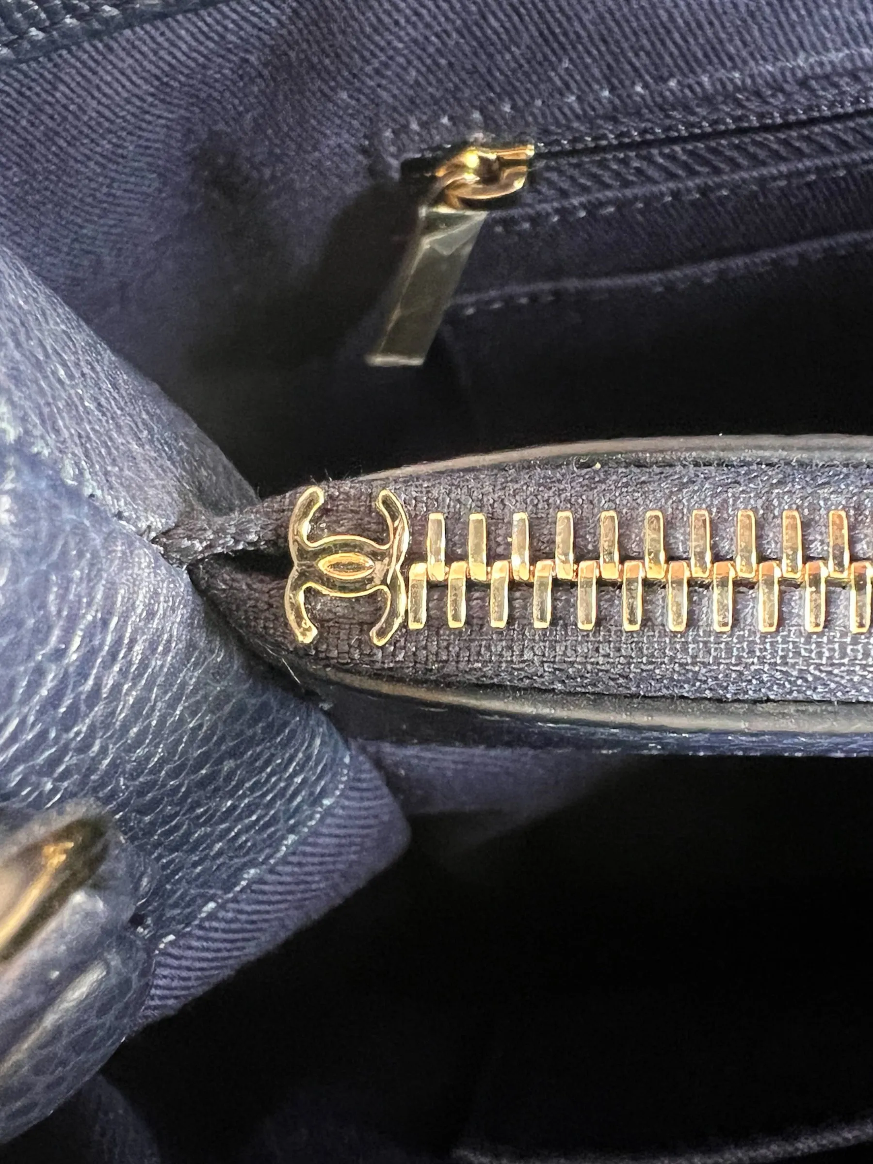 Chanel Navy Neo Executive Tote
