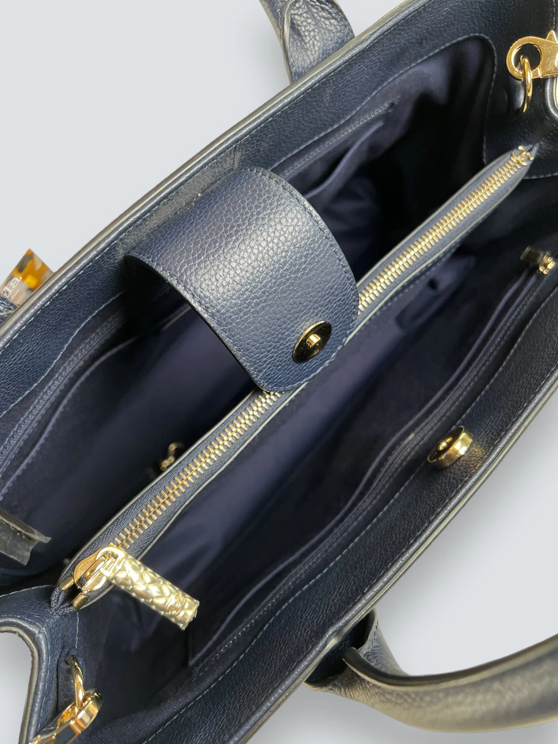 Chanel Navy Neo Executive Tote