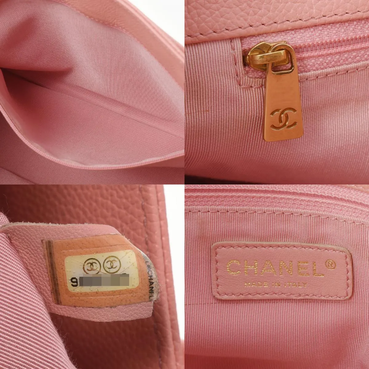 Chanel Pink Leather Executive tote bag