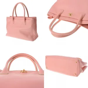 Chanel Pink Leather Executive tote bag