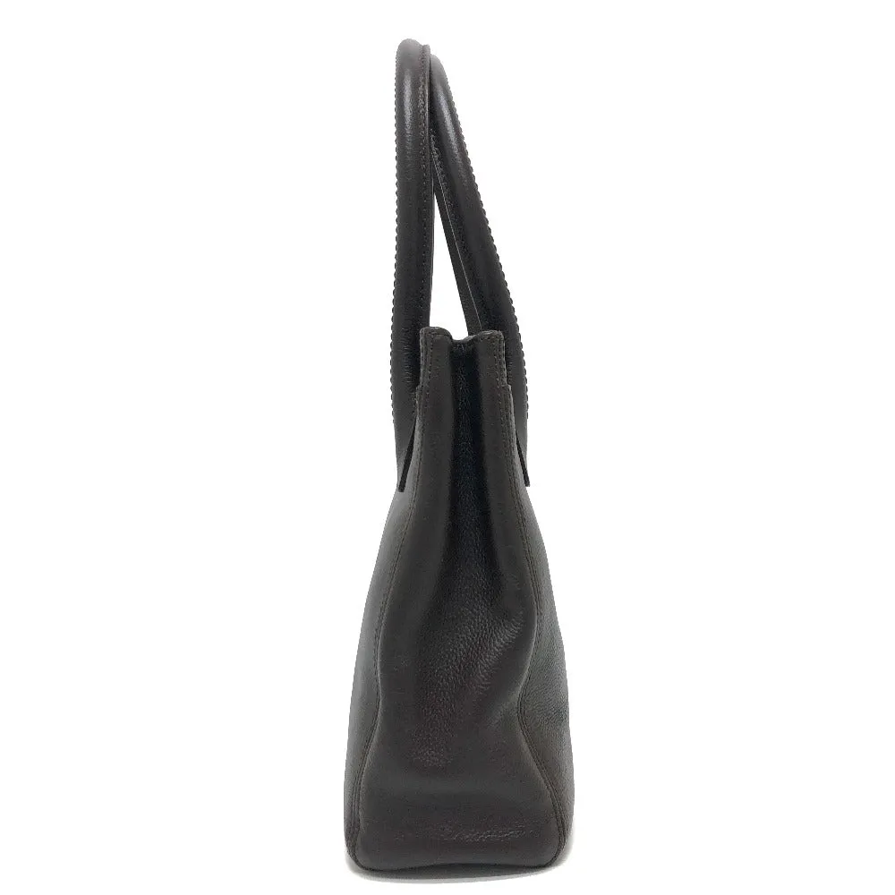 CHANEL Tote Bag leather Brown Executive 2.55