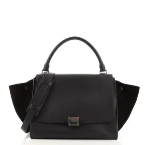Céline Drummed Trapeze Bag