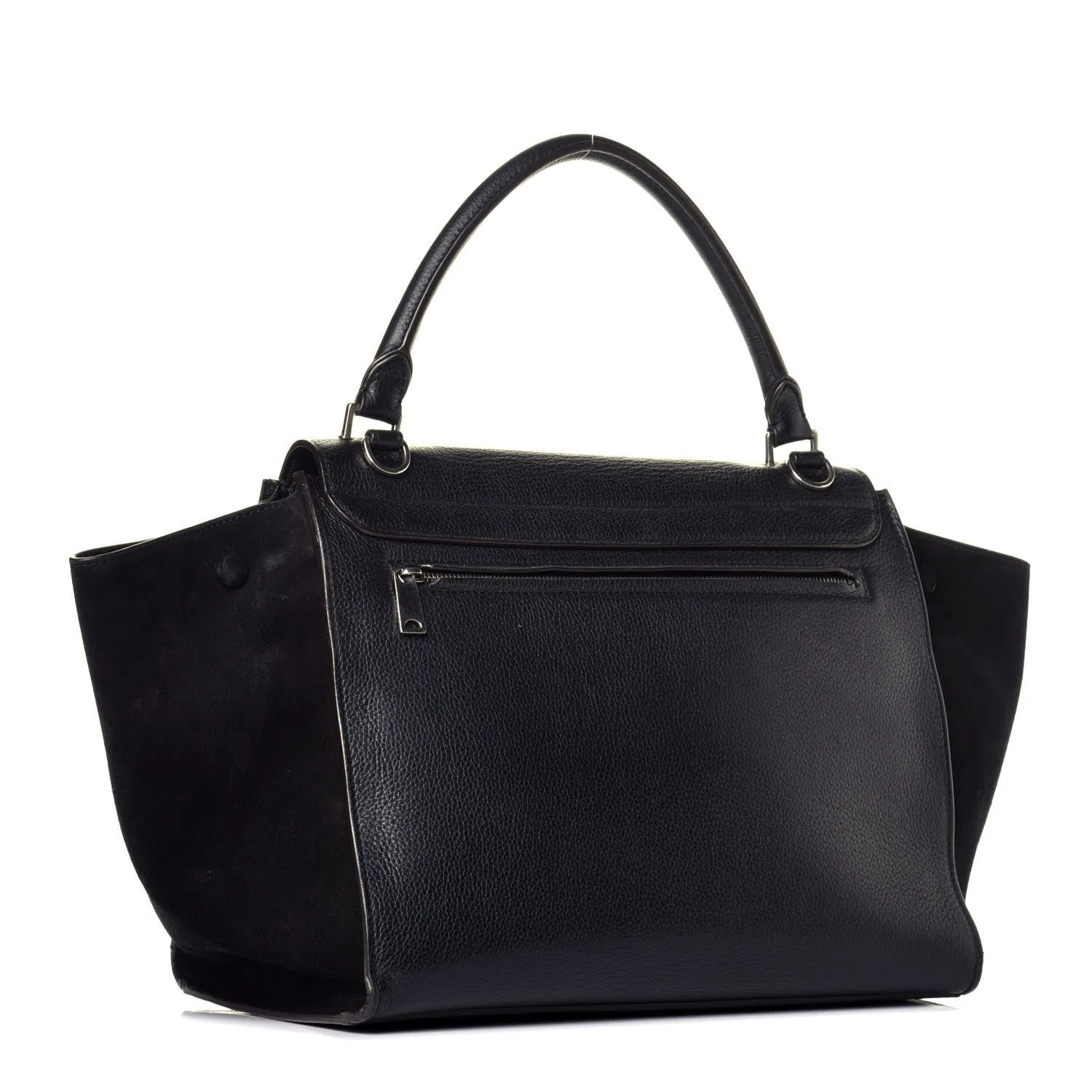 Céline Drummed Trapeze Bag