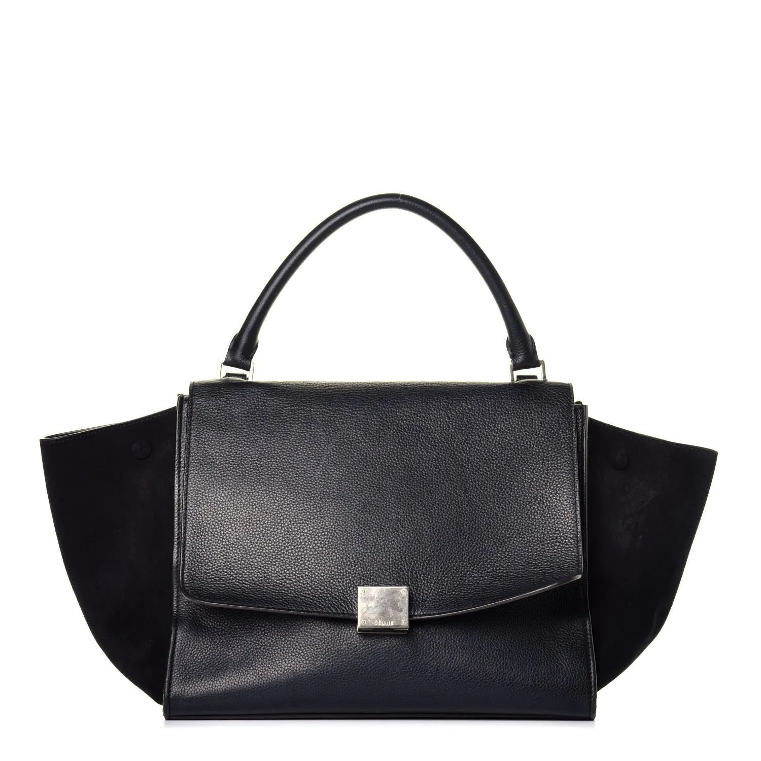 Céline Drummed Trapeze Bag