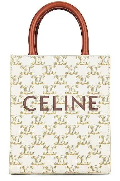 CÉLINE MINI TRIOMPHE VERTICAL CABAS TOTE BAG