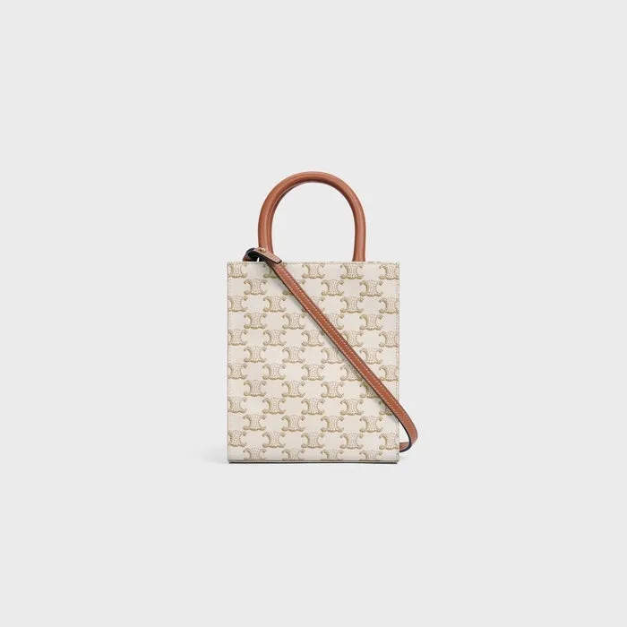 CÉLINE MINI TRIOMPHE VERTICAL CABAS TOTE BAG