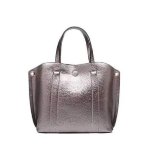 Concise Stitching and Solid Color Design Tote Bag For Women - Silver Gray