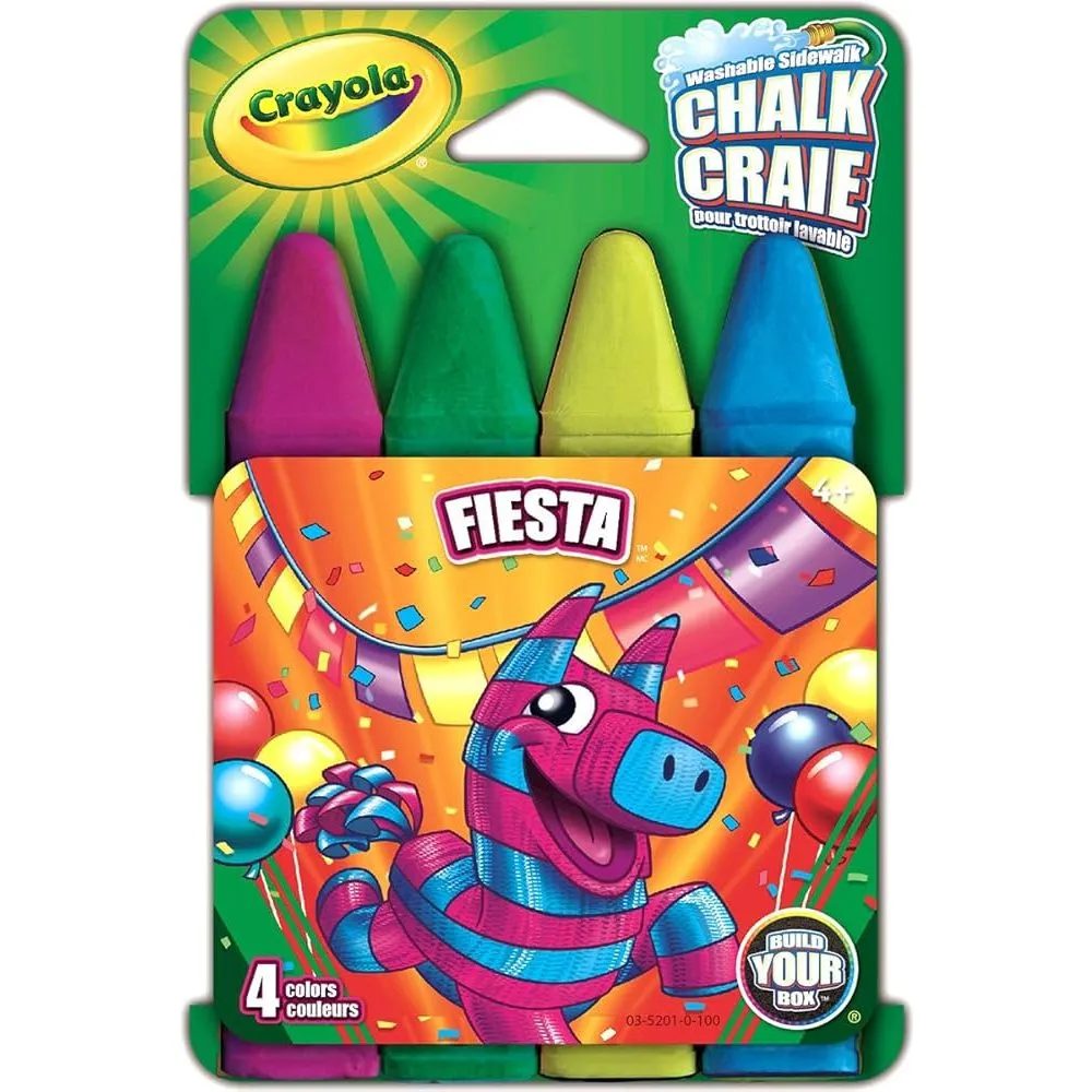Crayola Sidewalk Chalk 4pk