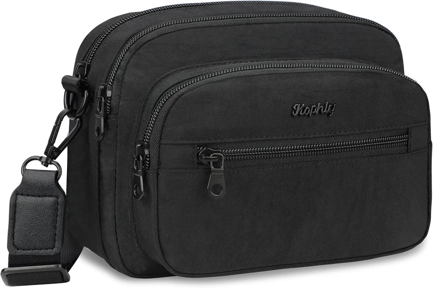 Crossbody Bags for Women, Crossbody Purses for Women, Small Shoulder Bag, Anti-Theft RFID Blocking Pocket(Black)