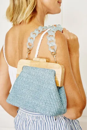 Curb Bag Chain - Aquamarine OR Sea Green