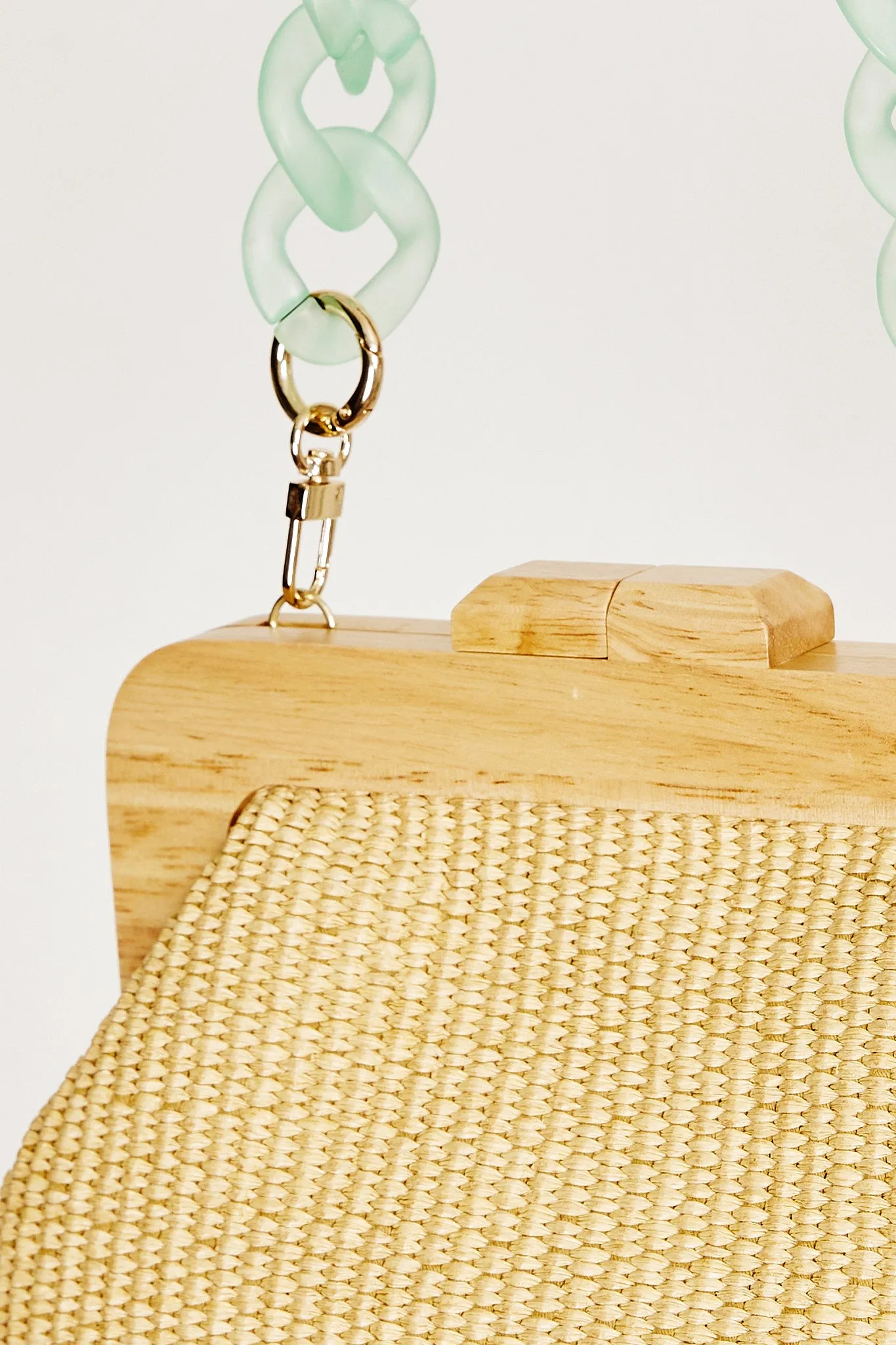Curb Bag Chain - Aquamarine OR Sea Green