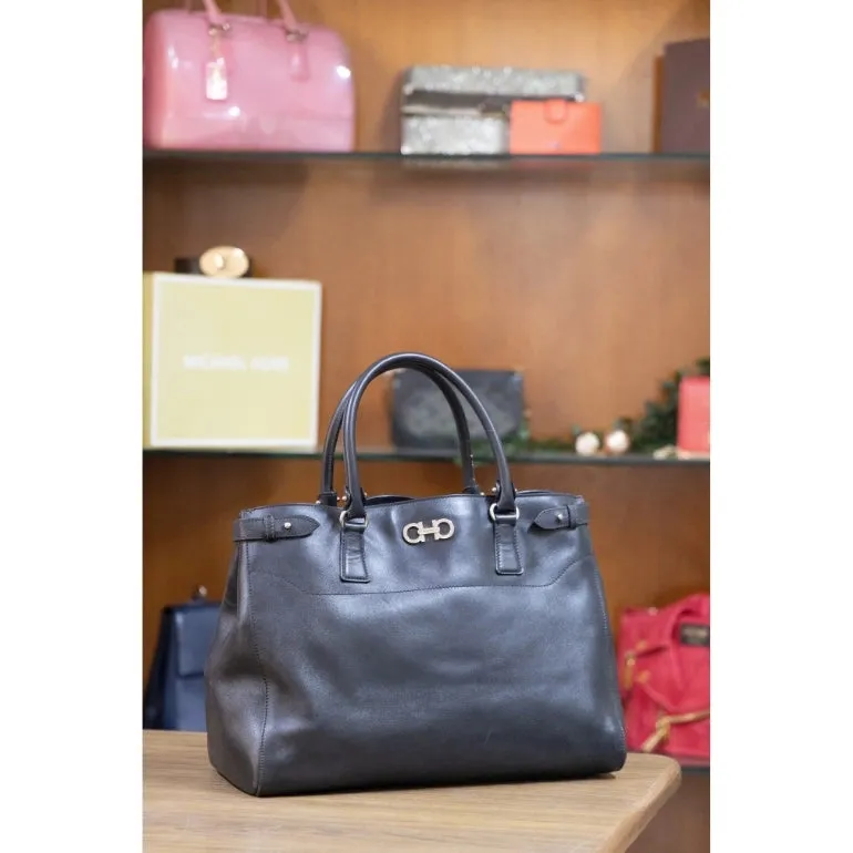 Ferragamo Batik Convertible Satchel