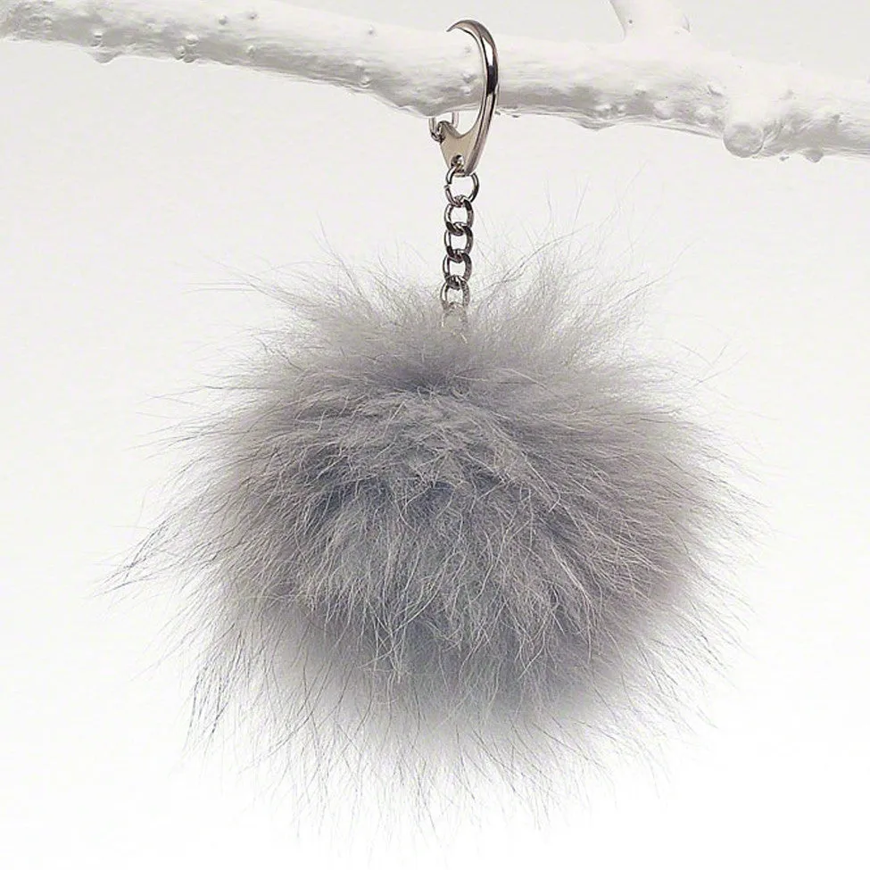 Fox Bag/Key Fob - Grey