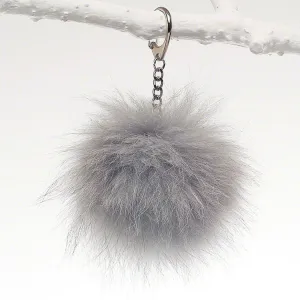 Fox Bag/Key Fob - Grey