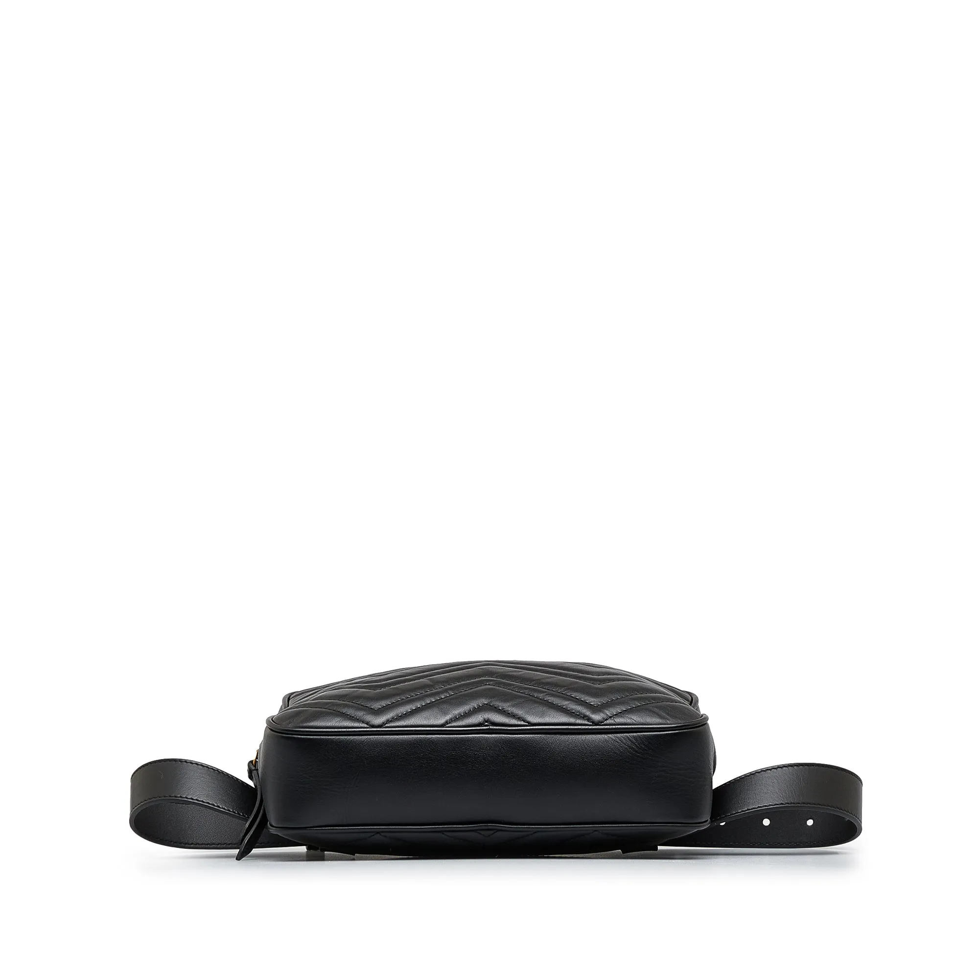 Gucci GG Marmont Square Belt Bag Black Matelassé