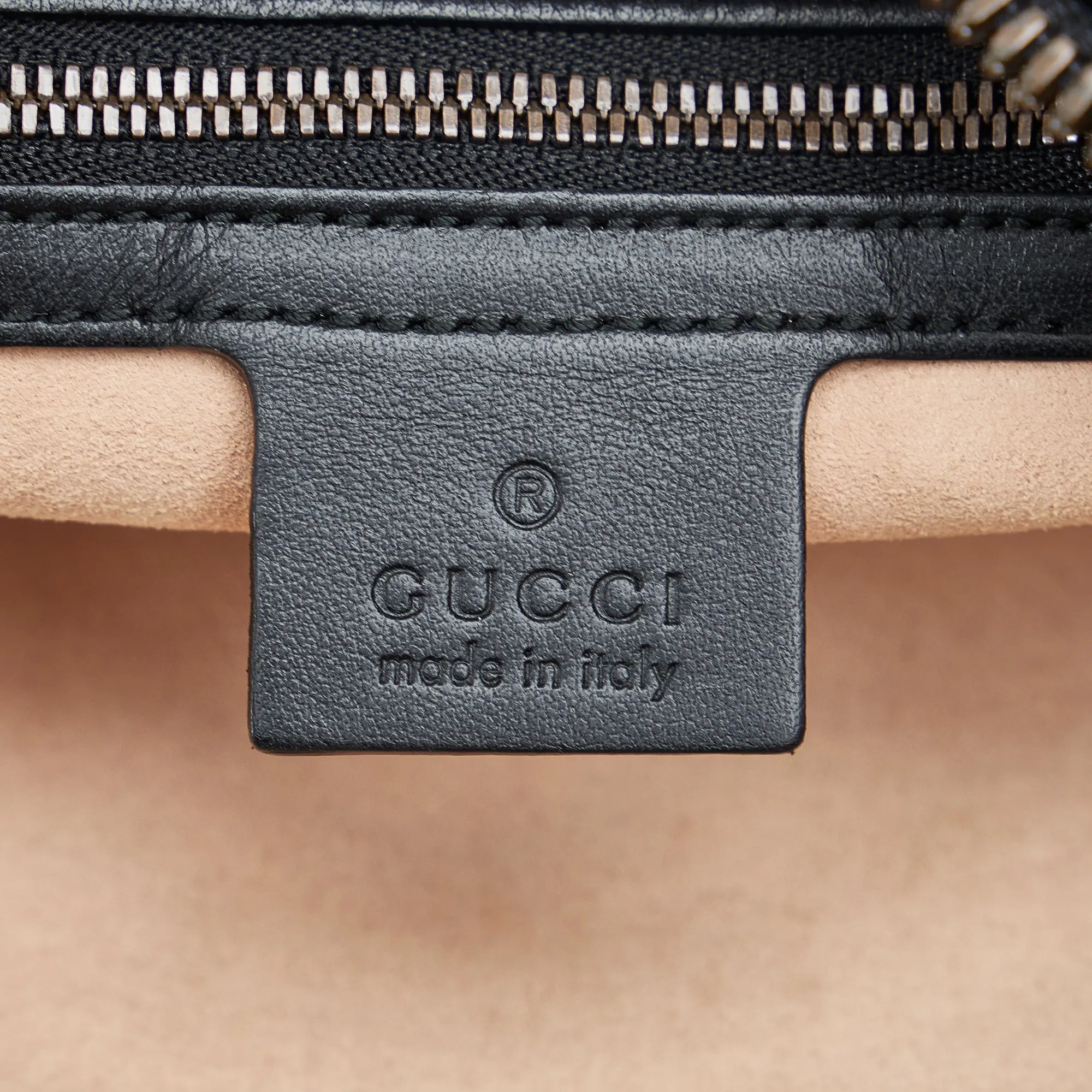 Gucci GG Marmont Square Belt Bag Black Matelassé