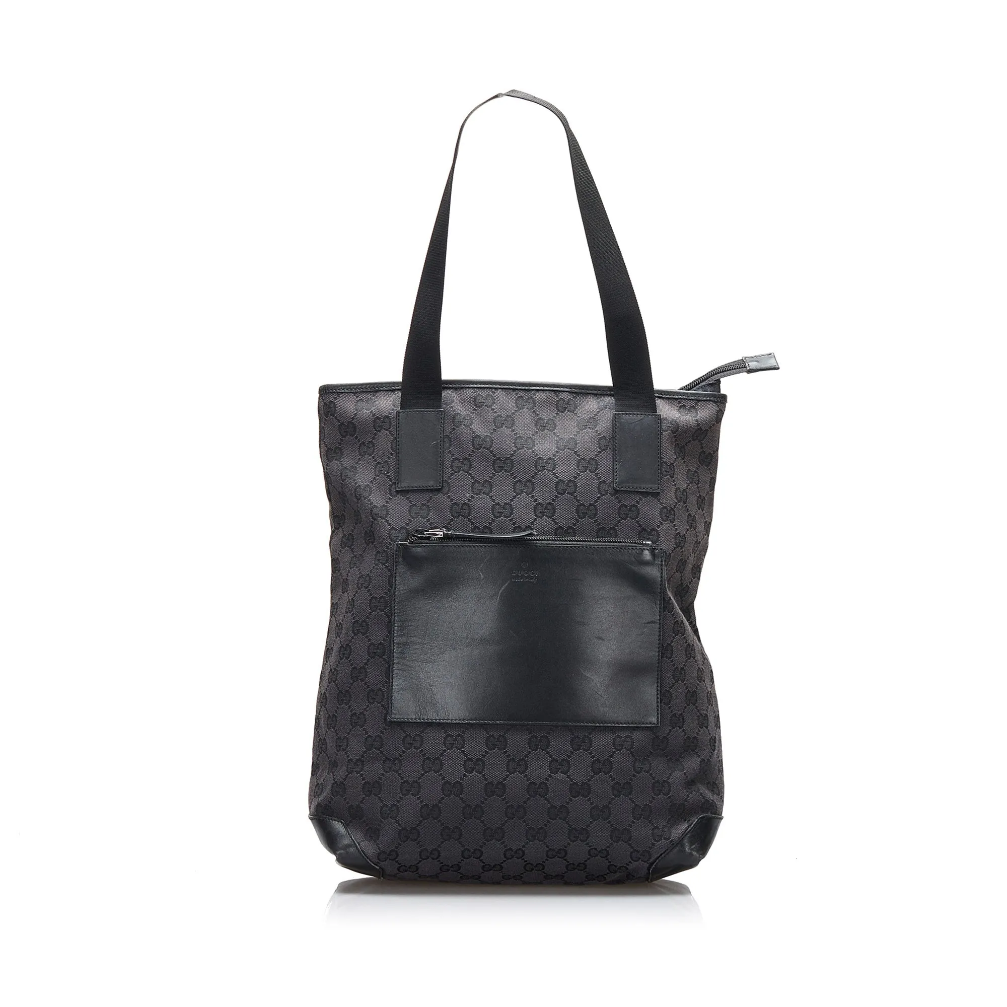 Gucci Tote Bag Black GG Canvas
