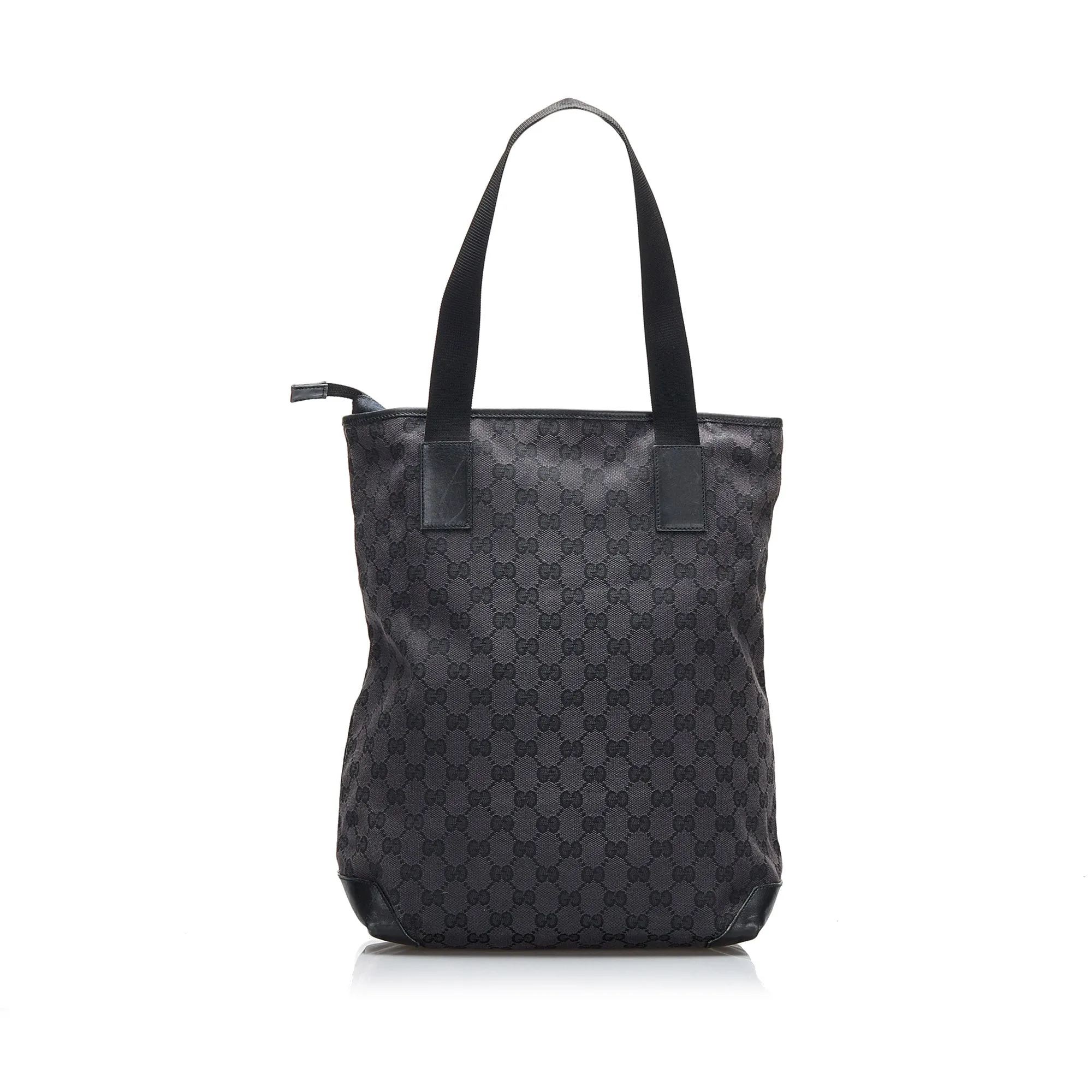 Gucci Tote Bag Black GG Canvas