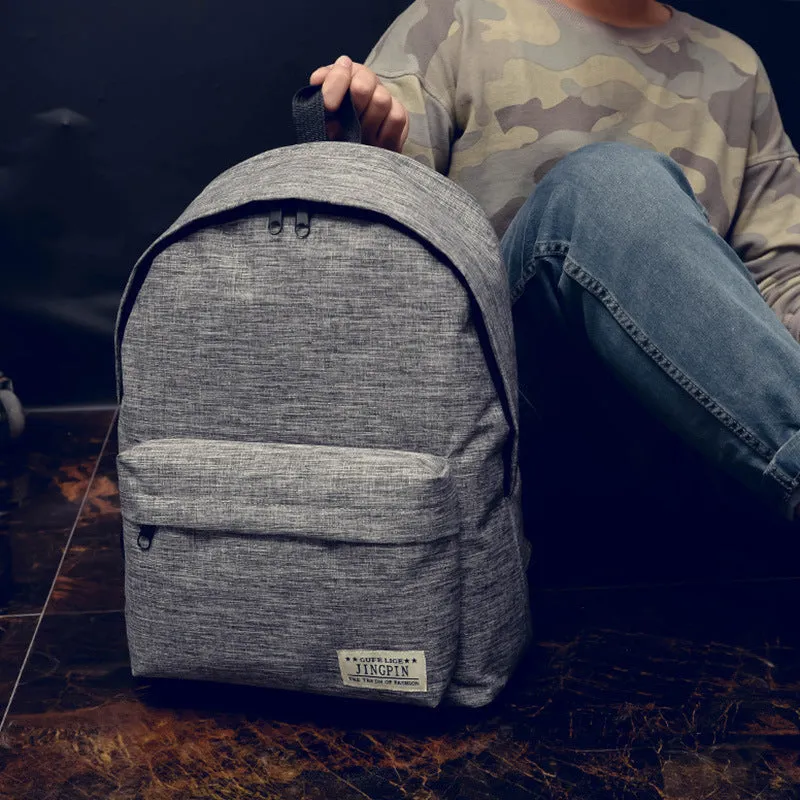 Large Capacity Schoolbag Travel Backpack Female Sports Bag Male Korean Style Travel Backpack