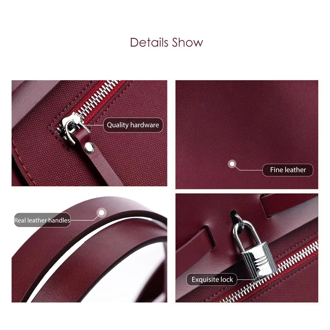 Leather Inspired Her Bag Zip Bag DIY Kit