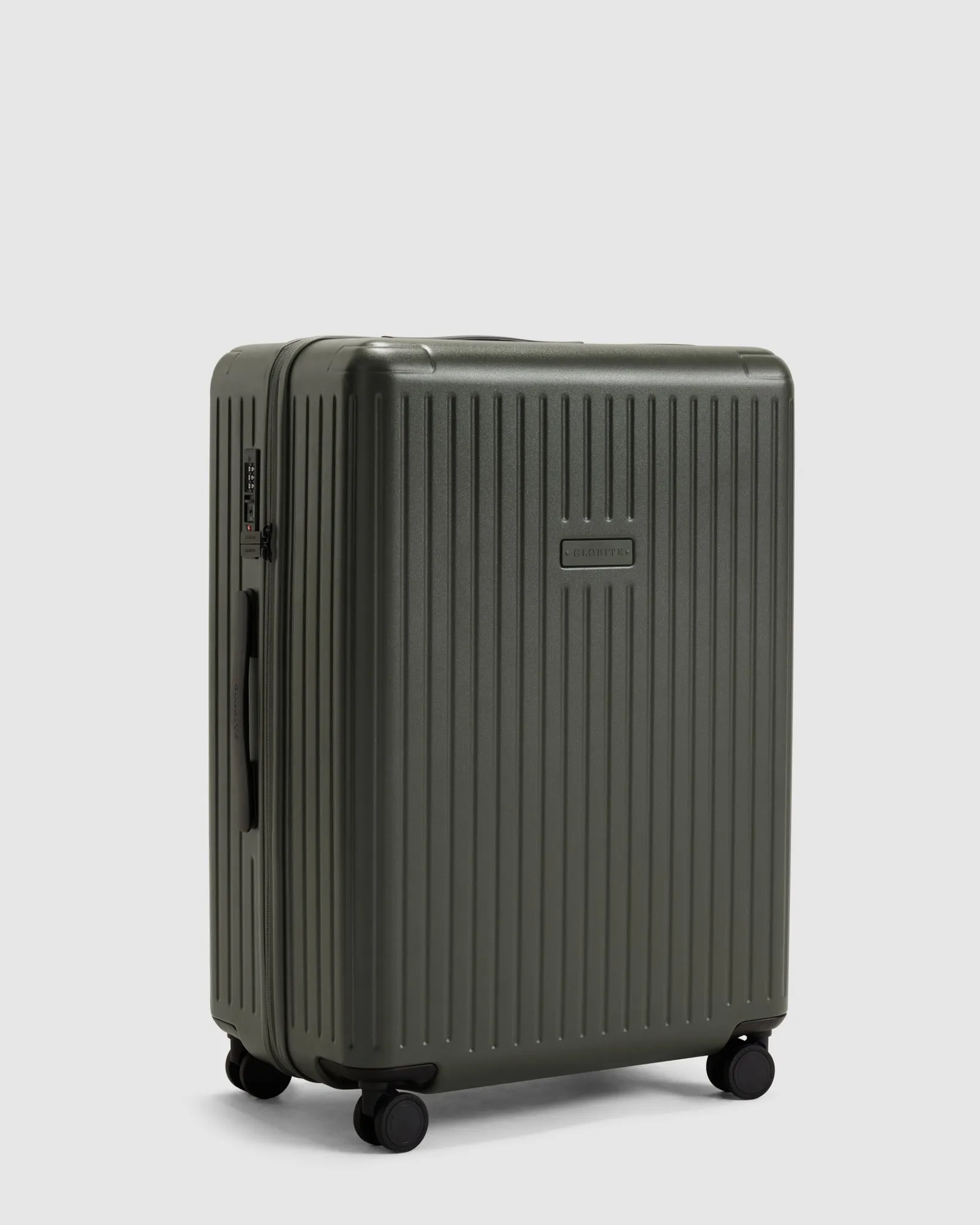 Medium Check In Suitcase - Olivine Green